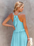 'Galatea' Ruffled Sleeveless Maxi Dress - Celes Fashion